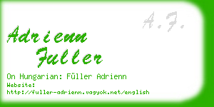 adrienn fuller business card